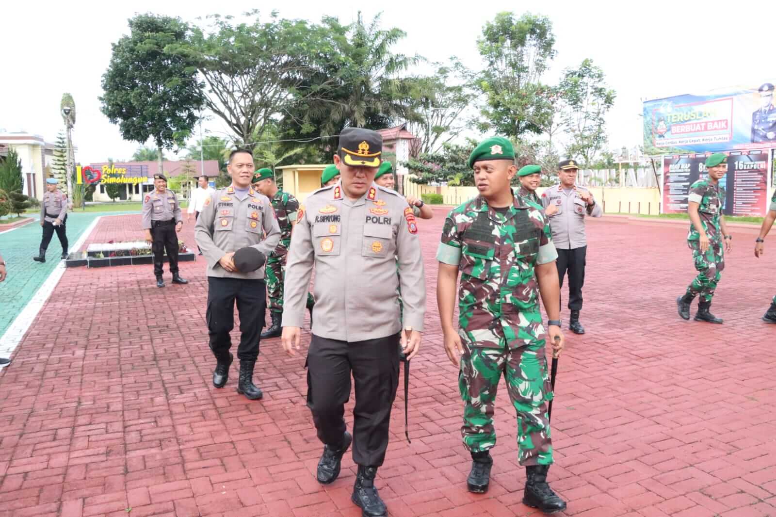 Polres Simalungun & Batalyon 122/TS Bersama Dukung Kesuksesan Event Relly F1H2O